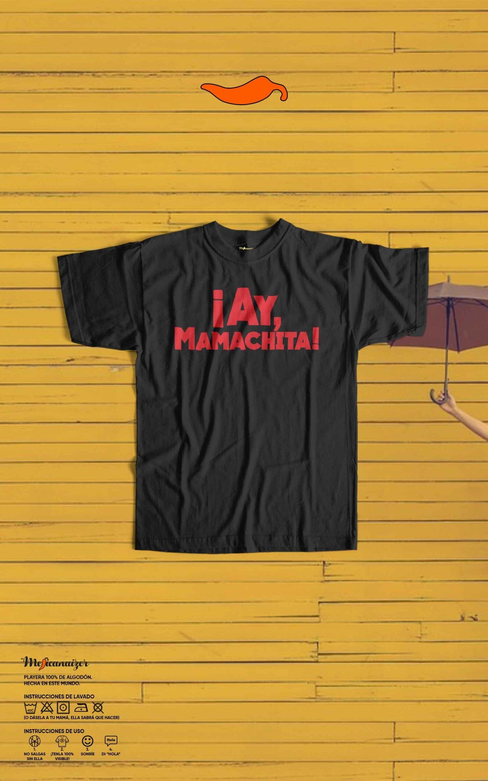 Playera Para Hombre Mejicanaizer - ¡Ay, Mamachita!